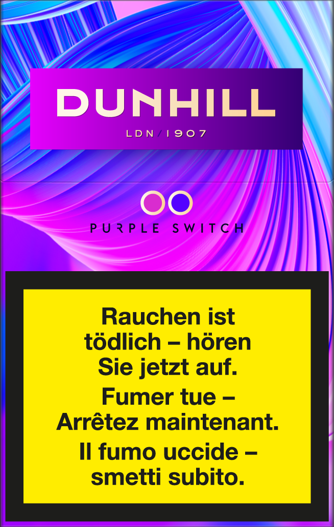 Dunhill Purple Switch Box Zigaretten