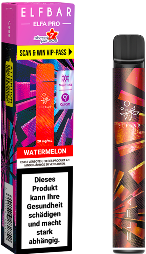 Elfbar Elfa Pro Kit Aurora Purple & Watermelon Pod