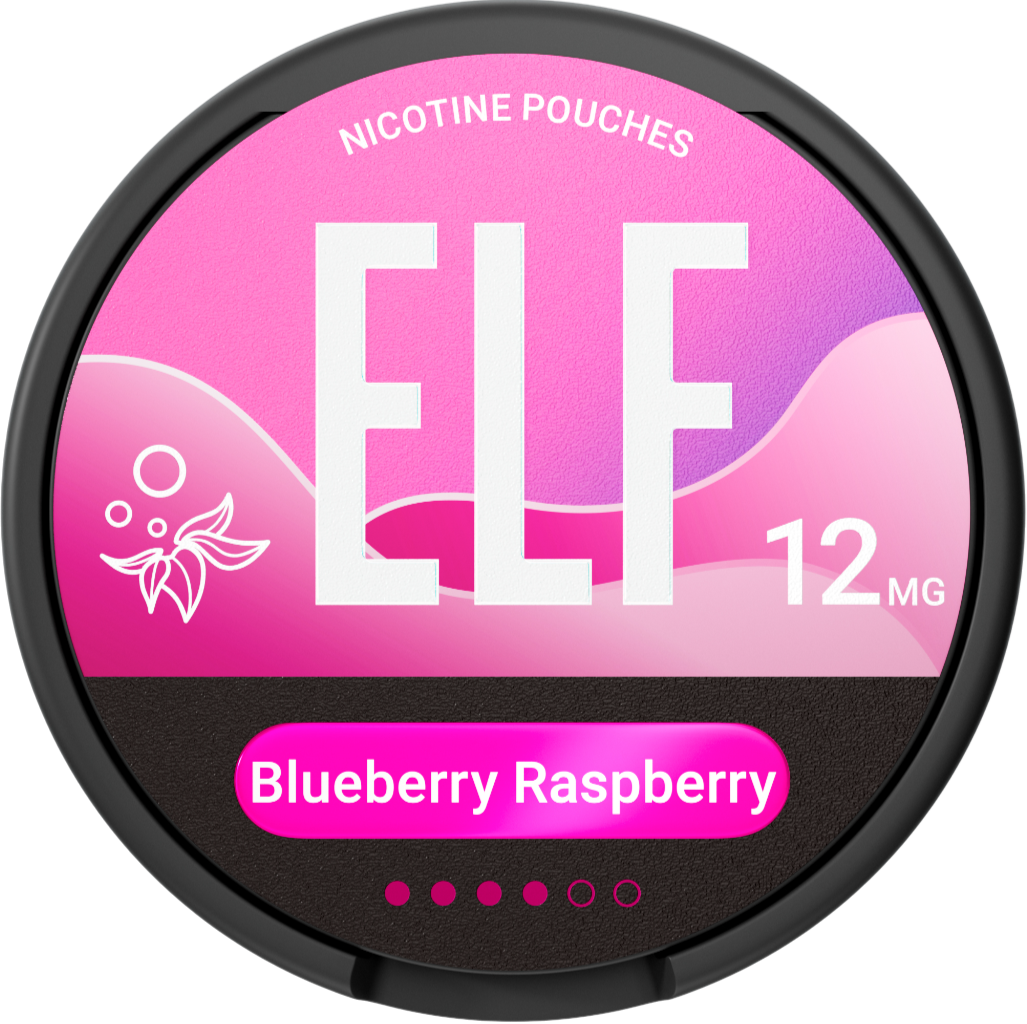 Elf Blueberry Rasperrry Nicotine Pouches 12mg