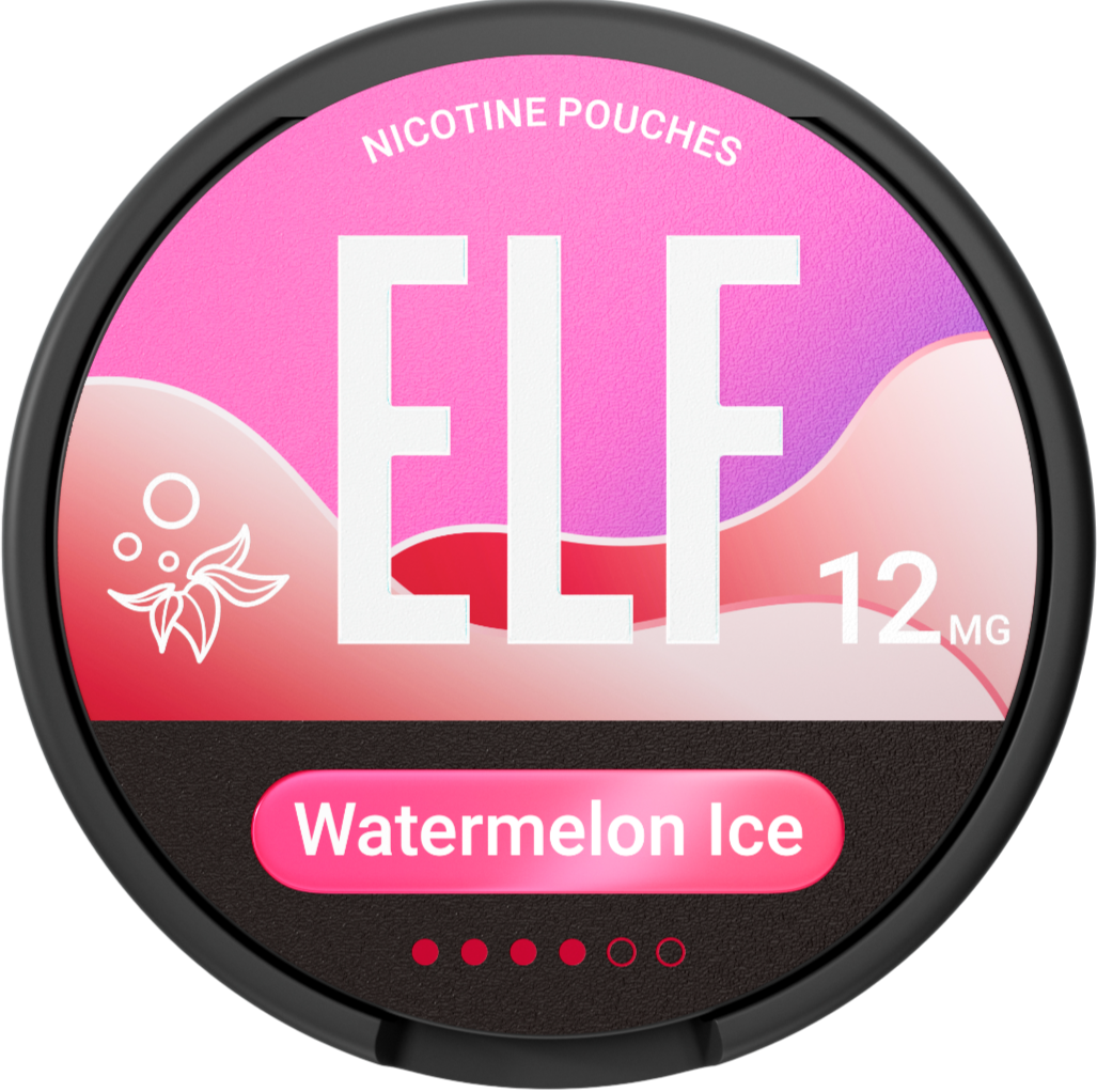 Elf Watermelon Ice Nicotine Pouches 12mg