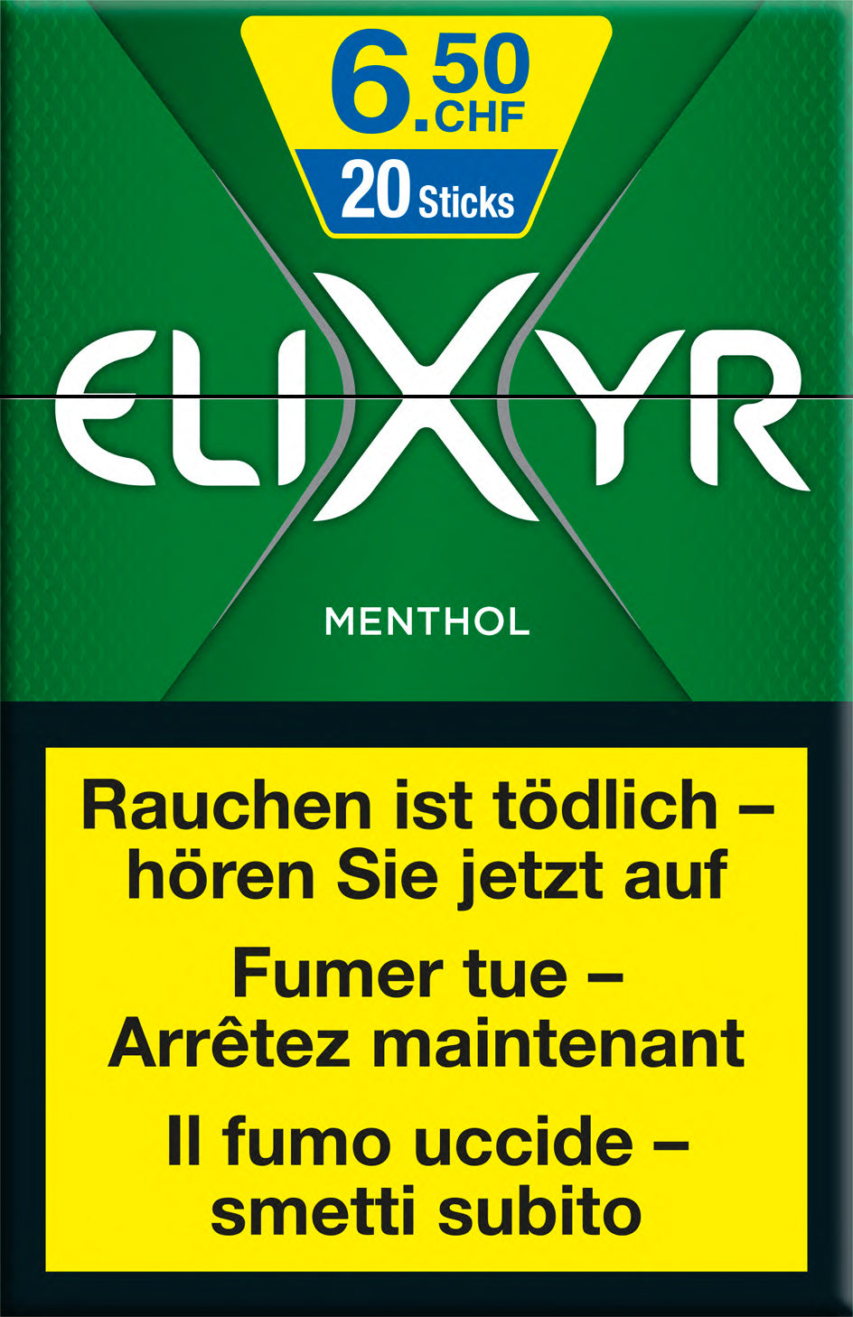 Elixyr Grün Fresh Menthol Box – k kiosk Tabakshop