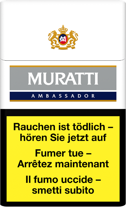 Muratti Ambassador Silver Box – k kiosk Tabakshop