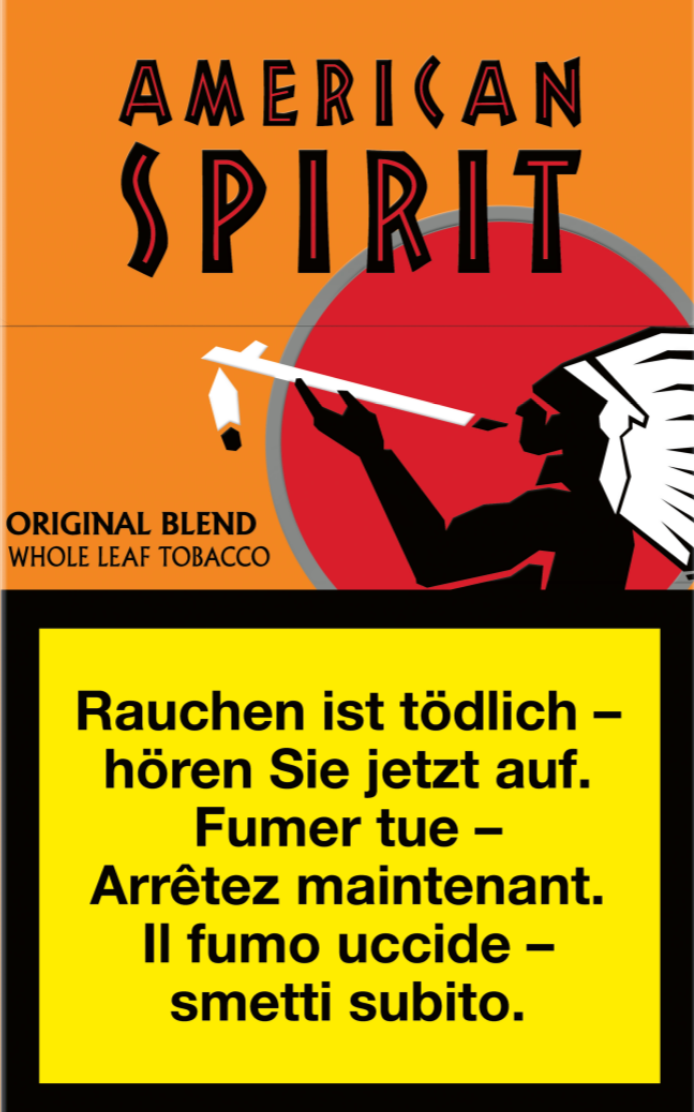 Natural American Spirit Orange Box