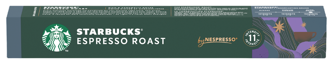 Starbucks Espresso Roast Kaffeekapseln by Nespresso
