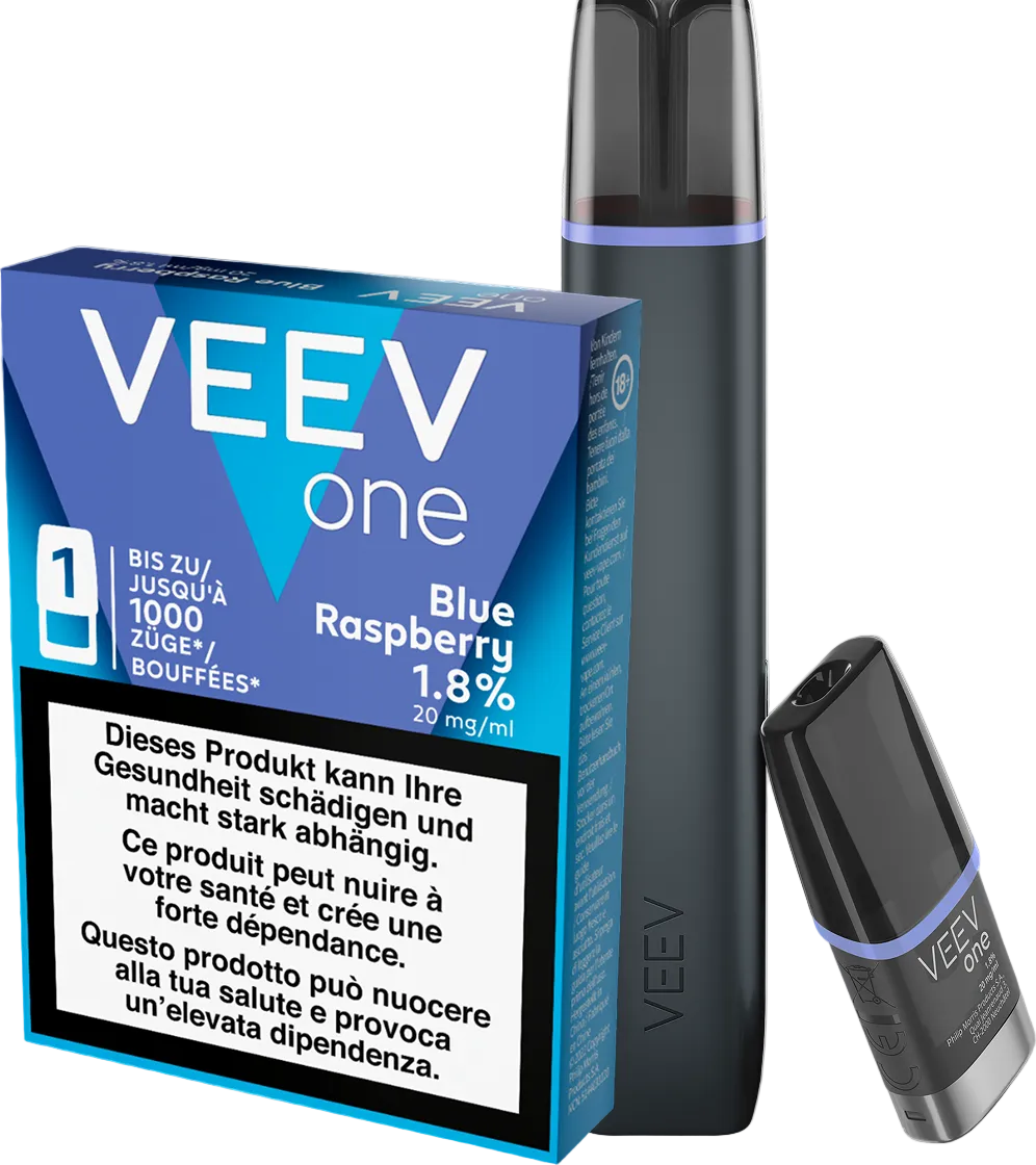 VEEV Starter Kit Blue Raspberry + Blue Raspberry Pod
