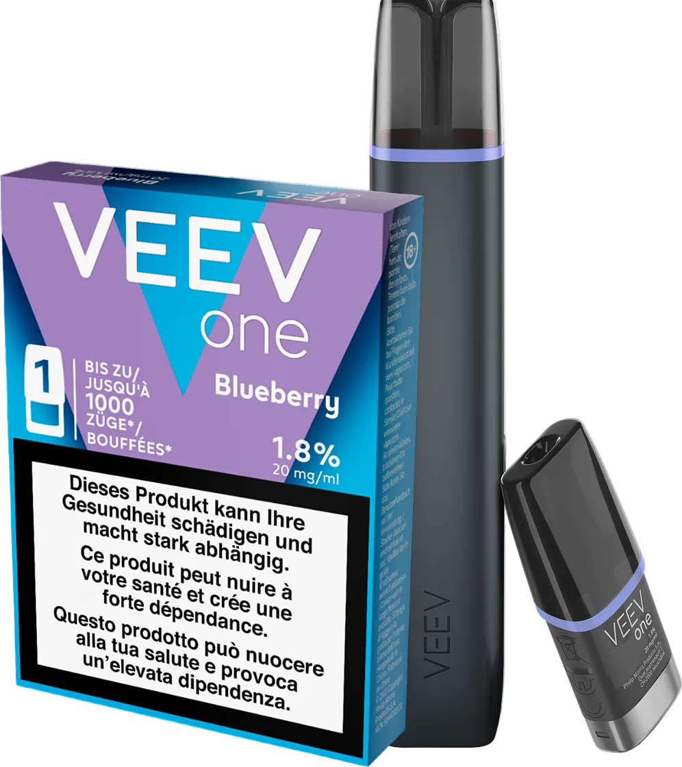 VEEV Starter Kit Blue Raspberry + Blueberry Pod