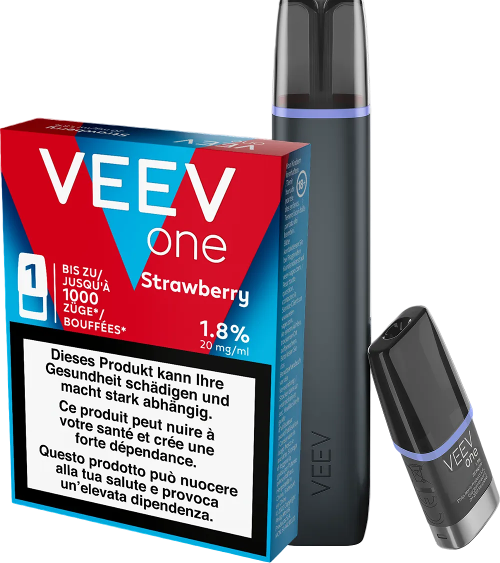 Veev One Strawberry VEEV Starter Kit Blue Raspberry + Strawberry Pod k kiosk Tabakshop Veev One Veev One Strawberry VEEV Starter Kit Blue Raspberry + Strawberry Pod k kiosk Tabakshop Veev One