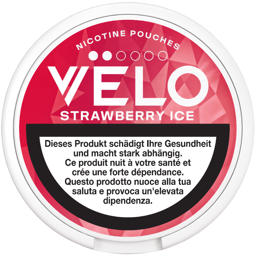 VELO Strawberry Ice Mini 6mg Nicotine Pouches