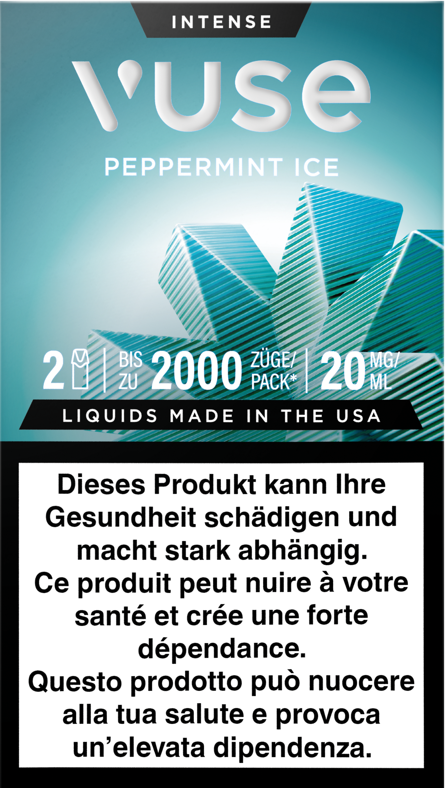 Vuse Pod Peppermint Ice 20mg 2pods k kiosk Tabakshop Vuse Pod Peppermint Ice 20mg 2pods k kiosk Tabakshop