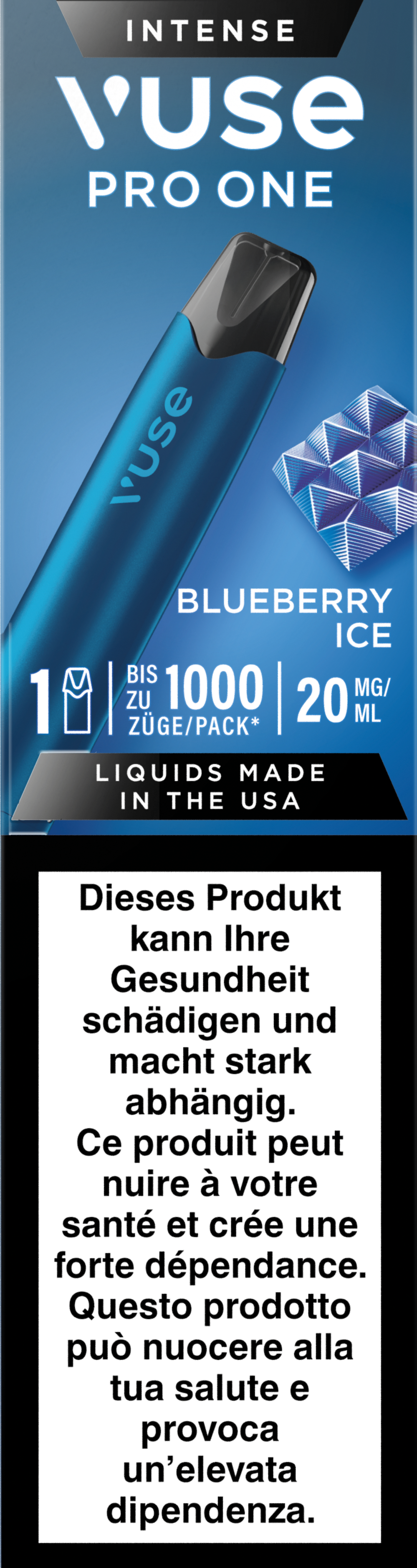 Vuse Pro One Pen Blueberry Ice 20mg k kiosk Tabakshop Vuse Pro One Pen Blueberry Ice 20mg k kiosk Tabakshop