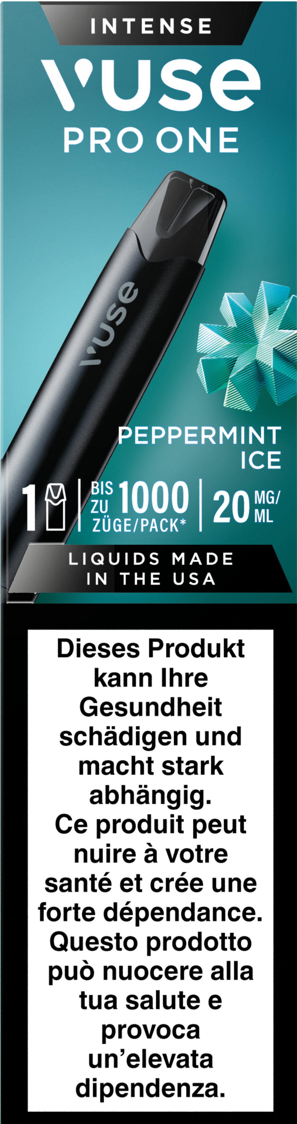 Vuse Pro One Pen Peppermint Ice 20mg k kiosk Tabakshop Vuse Pro One Pen Peppermint Ice 20mg k kiosk Tabakshop