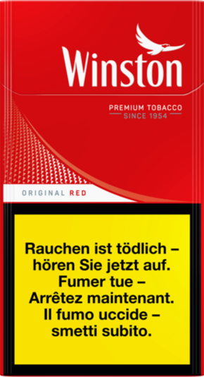 Winston Original Red 100's Box Zigaretten