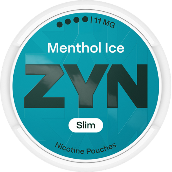 Zyn Menthol Ice Slim X-Strong 11mg Nicotine Pouches & Snus