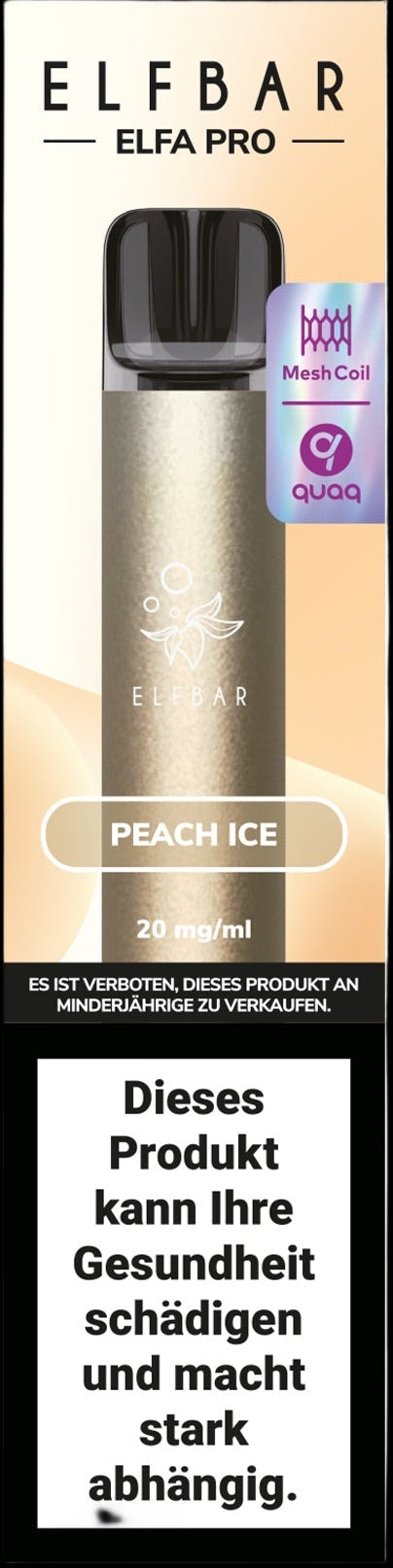 Elfbar Elfa Kit Pro 2ML Dark Gold & Peach k kiosk Tabakshop Elfbar Elfa Kit Pro 2ML Dark Gold & Peach k kiosk Tabakshop