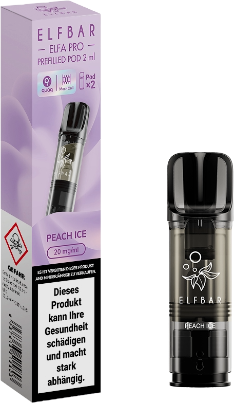 Elfbar Elfa Pro Pods Peach Ice