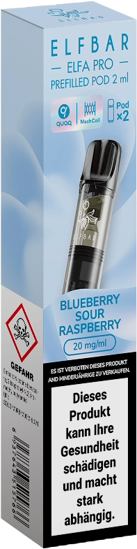 Elfbar Elfa Pro Pods Blueberry Sour Raspberry
