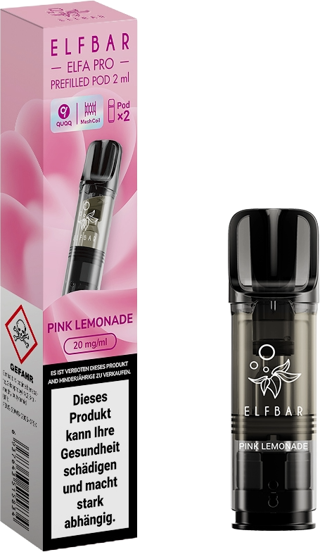 Elfbar Elfa Pro Pods Pink Lemonade k kiosk Tabakshop Elfbar Elfa Pro Pods Pink Lemonade k kiosk Tabakshop