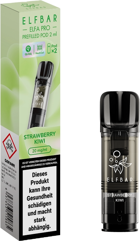 Elfbar Elfa Pro Pods Strawberry Kiwi k kiosk Tabakshop Elfbar Elfa Pro Pods Strawberry Kiwi k kiosk Tabakshop