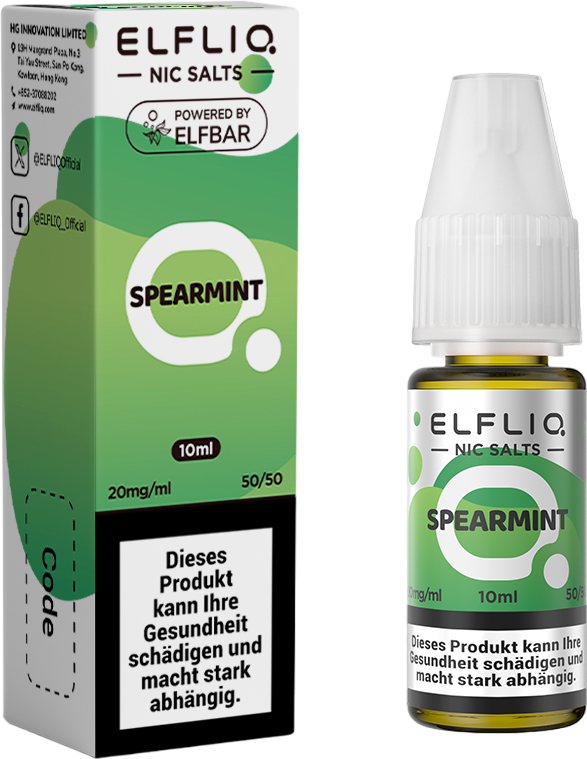 Elfbar Elfliq Spearmint 20mg 10ml