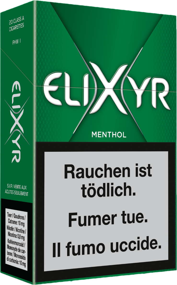 Elixyr Grün Fresh Menthol Box