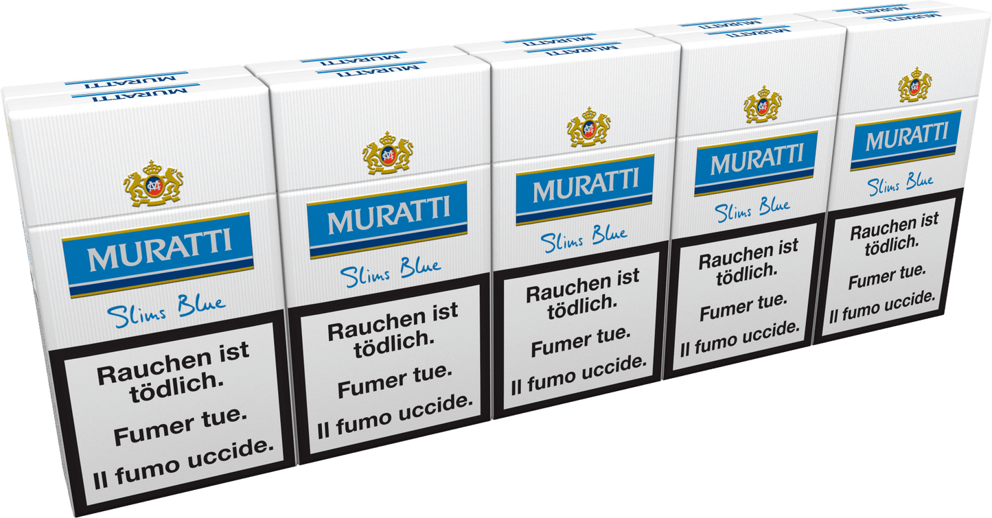 Muratti Slims Blue 100'S Box