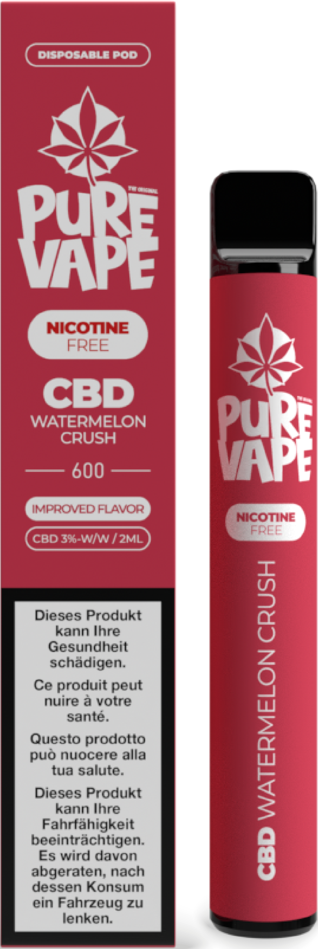 CBD Vape Watermelon Crush Nikotinfrei