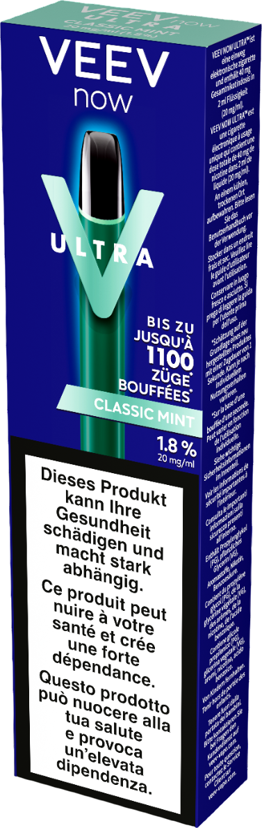 Veev Now Ultra Classic Mint Einweg-E-Zigaretten