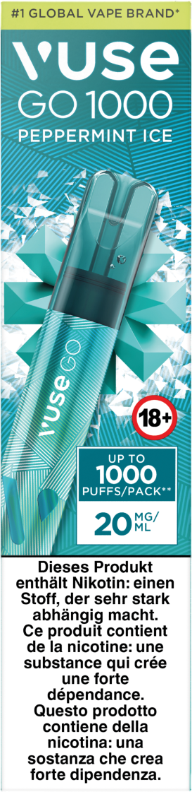 Vuse Go 1000 Peppermint Ice 20mg