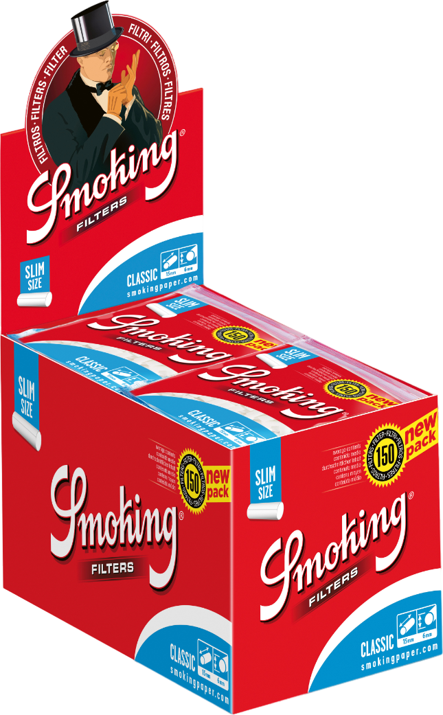 Cigarettes Filters Smoking Slim Blue 150