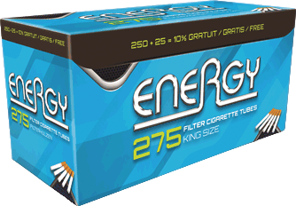 Cigarettes Tubes Energy 275 k kiosk Tabakshop Cigarettes Tubes Energy 275 k kiosk Tabakshop