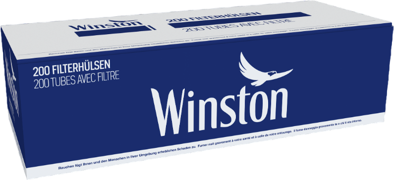 Zigarettenhülsen Winston Blue 200 Stück