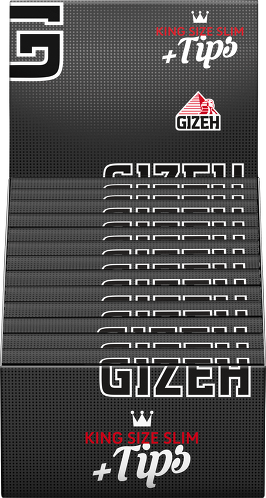 Zigarettenpapier Gizeh Black King Size Slim + Tips