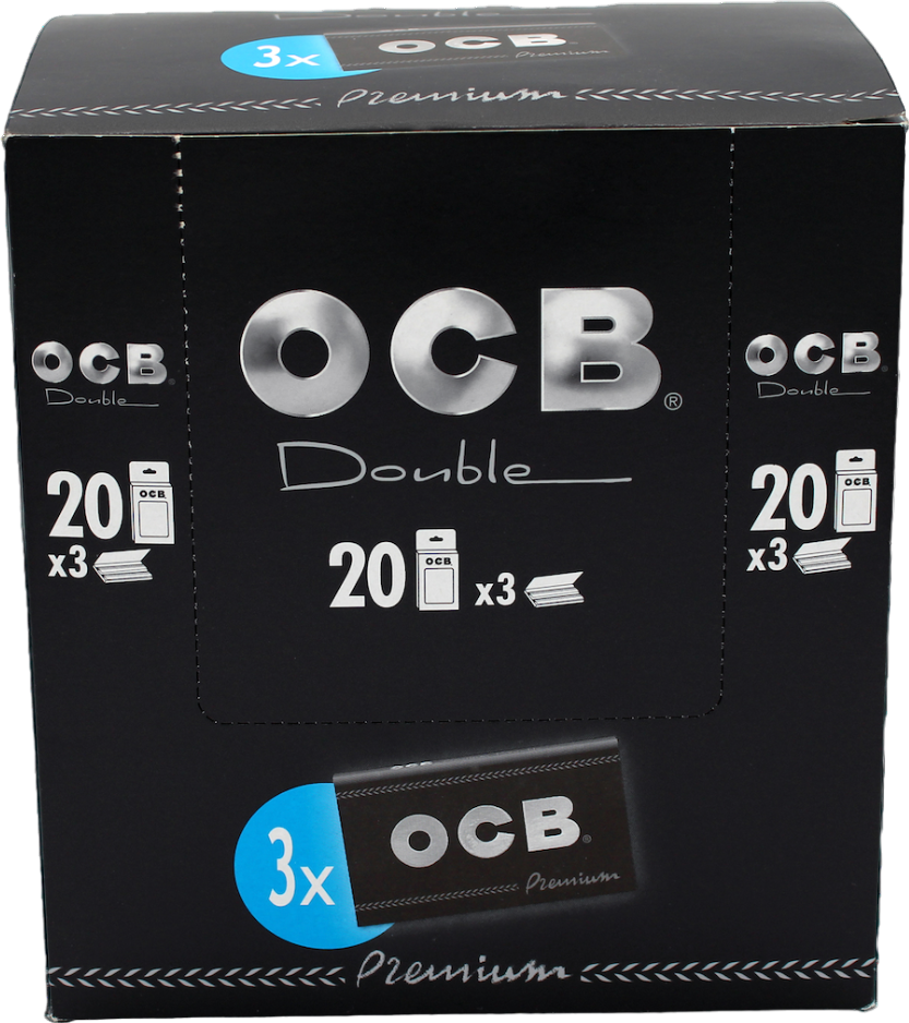 Cartine per Sigarette OCB Double Premium Trio