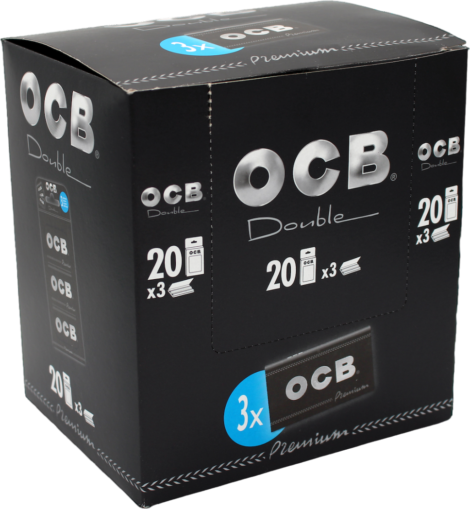 Cartine per Sigarette OCB Double Premium Trio