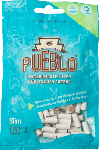 Zigartettenfilter Pueblo Organic Slim 120