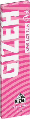 Gizeh Pink Kingsize Slim 50X34 Blättchen