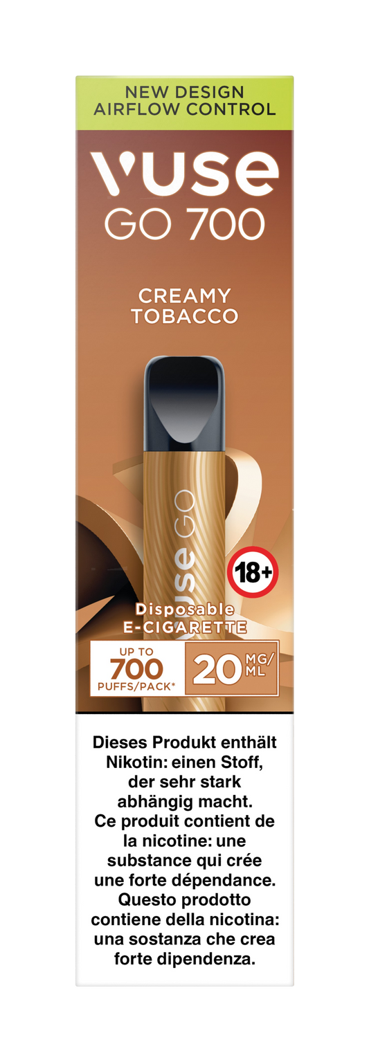 Vuse Go 700 Creamy Tobacco 20mg