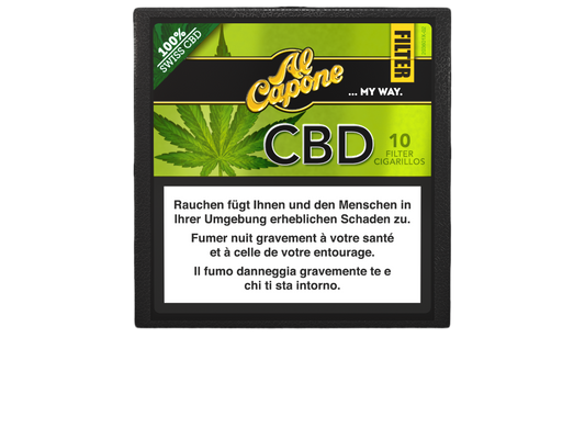 Al Capone CBD Filter Cigarillos 10 Stück