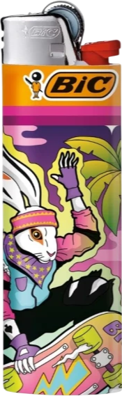 BIC Maxi Feuerzeug Urban Animals Bunny