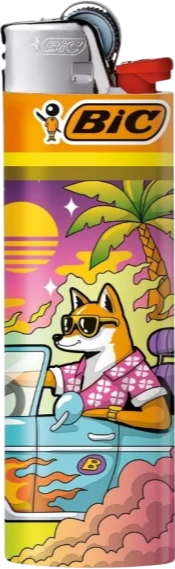 BIC Maxi Feuerzeug Urban Animals Fox
