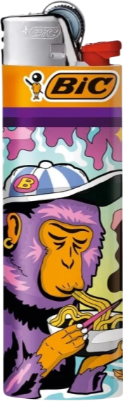 BIC Maxi Feuerzeug Urban Animals Monkey