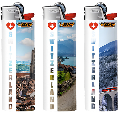 Bic Maxi J 26 Switzerland Edition Feuerzeug