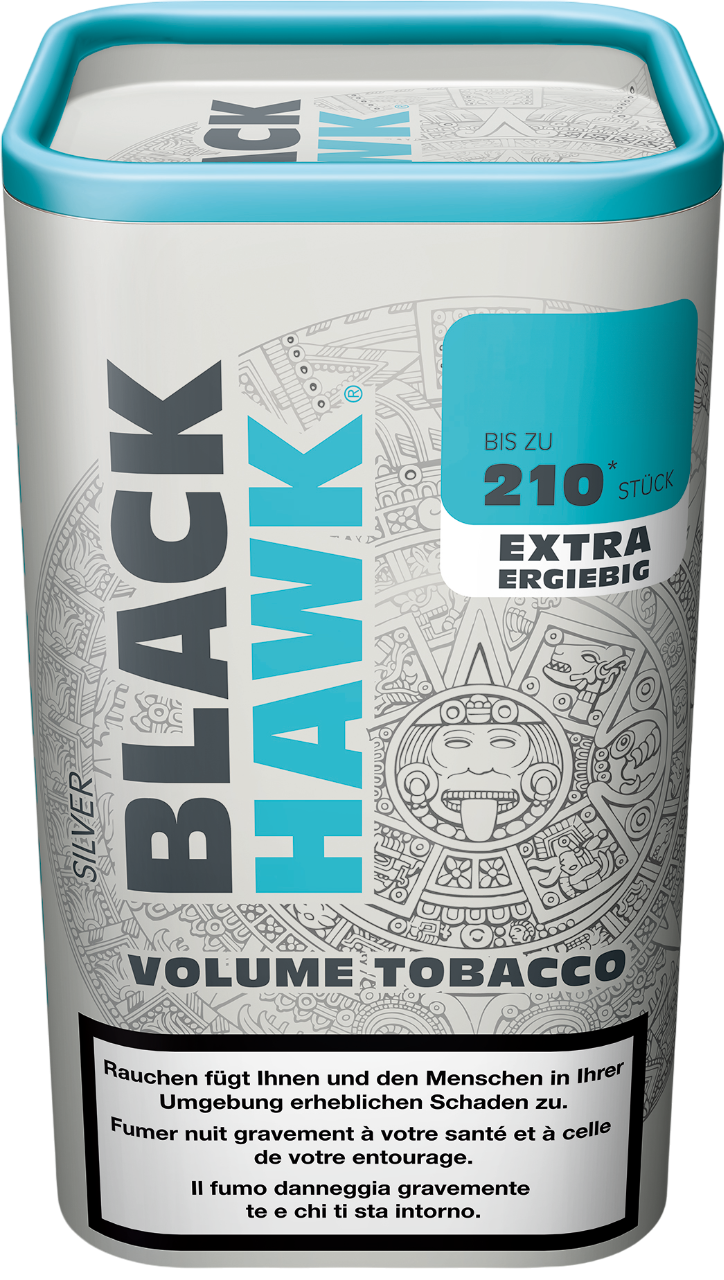 Black Hawk Silver Volume Myo Tin 95g Tabak
