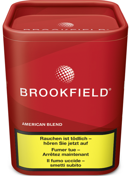 brookfield tubing tobacco Brookfield American Blend Myo Tin 120 g – k kiosk Tabakshop