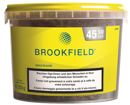 Brookfield Gold Blend Myo Tin 250g Tabak