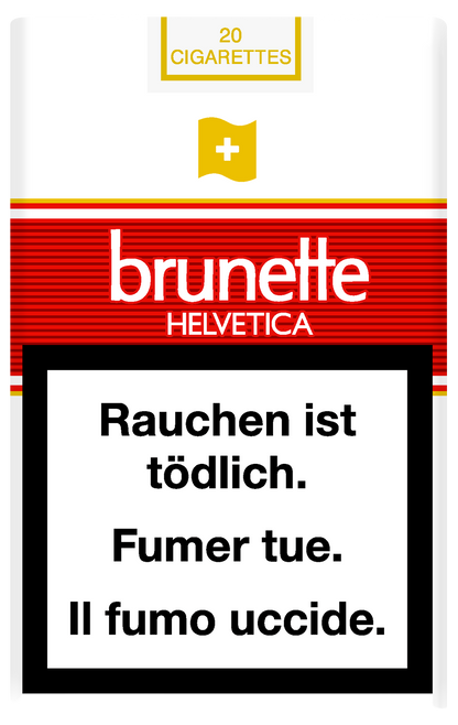 Brunette Helvetica Soft Filter Zigaretten