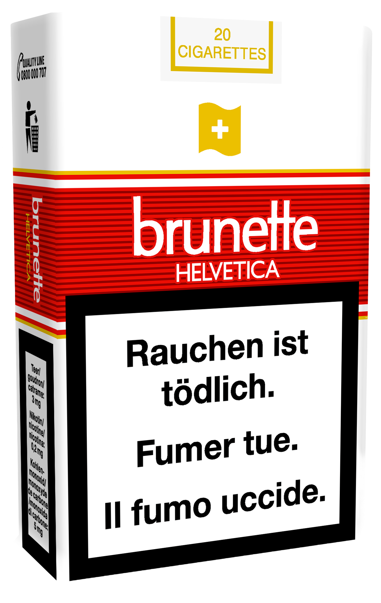 Brunette Helvetica Soft Filter Zigaretten