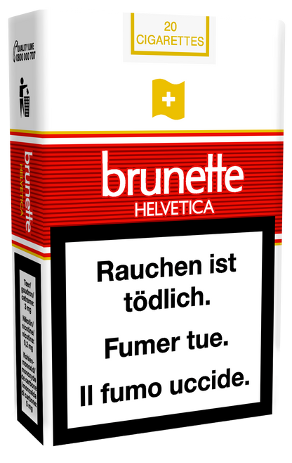 Brunette Helvetica Soft Filter Zigaretten