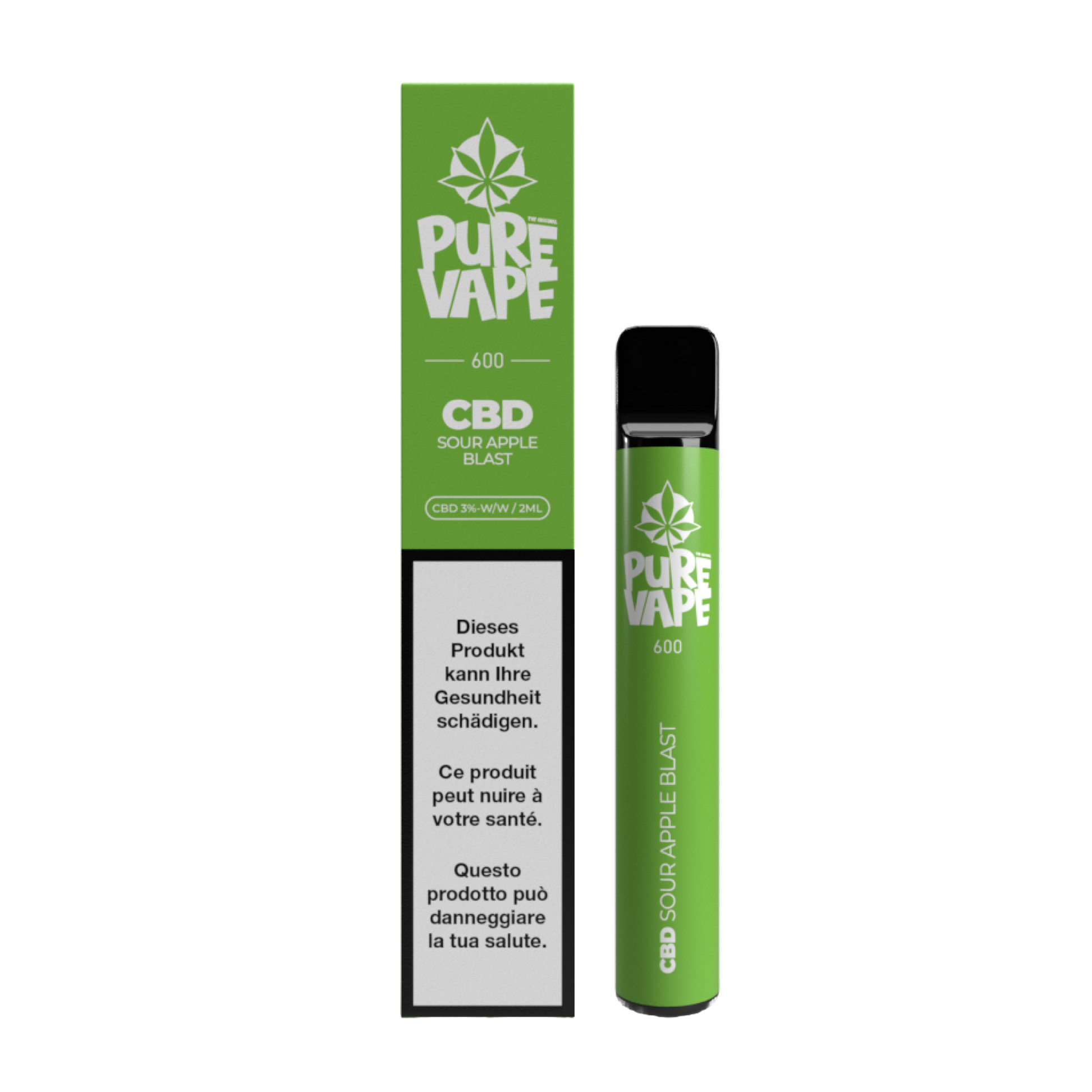 CBD Vape Sour Apple Blast