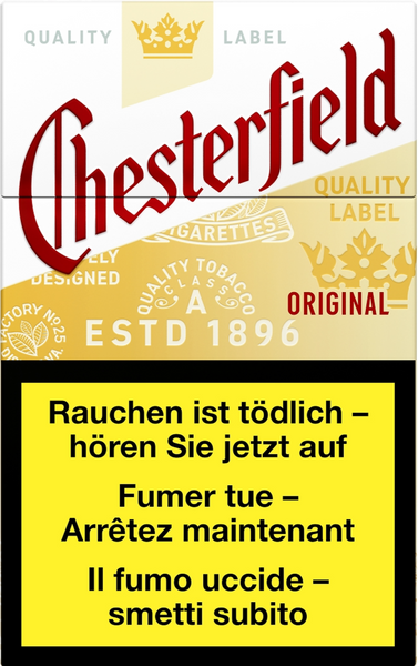 chesterfield unfiltered cigarettes Chesterfield Original Box – k kiosk Tabakshop